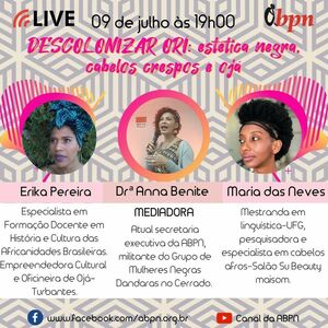 DESCOLONIZAR ORÍ: estética negra, cabelos crespos e ojá DESCOLONIZAR ORÍ: estética negra, cabelos crespos e ojá