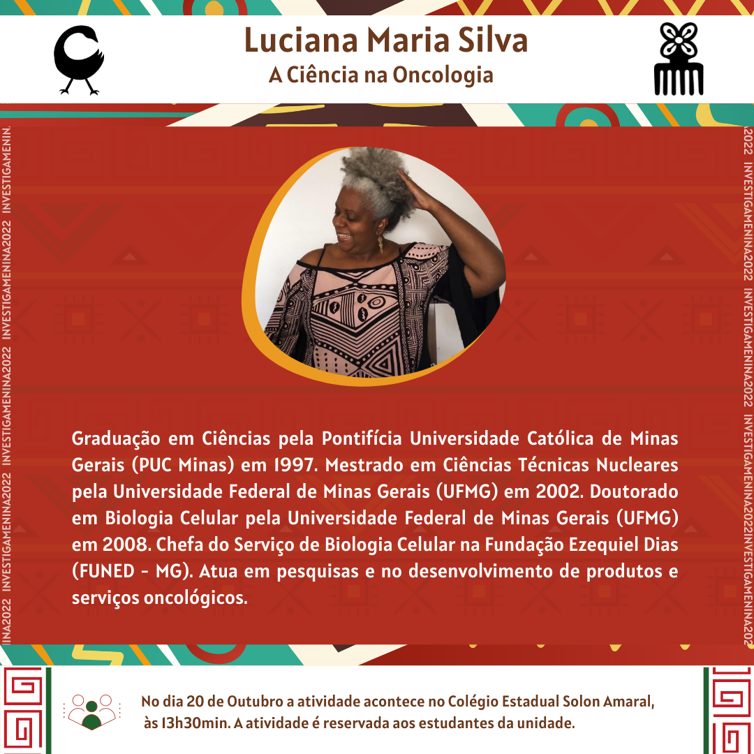 5ª Ação do "Vivências Interculturais em Produção de Ciências" do projeto Investiga Menina! em 2022 02