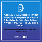 Edital PROBEC/PROVEC 02/2021