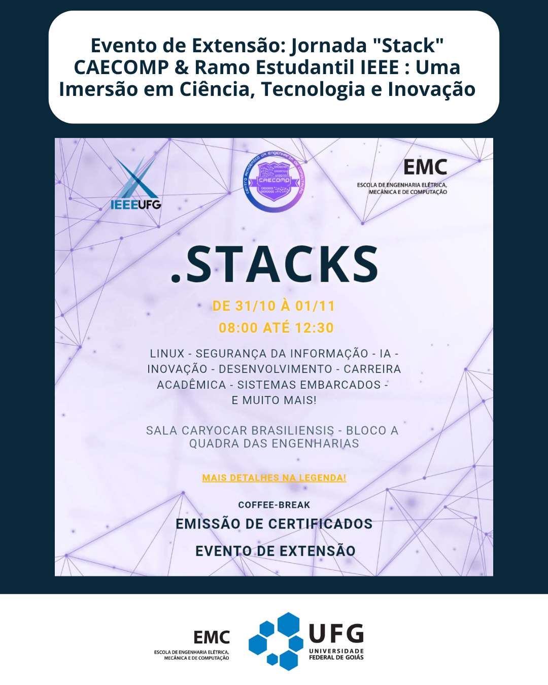 Evento_Extensao_CAECOMP_Ramo_Estudantil_IEEE_UFG