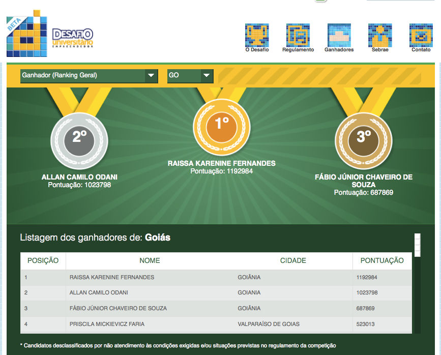 Desafio Universitário Empreendedor