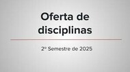 Oferta disciplinas 2025/2