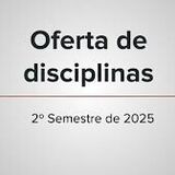 Oferta disciplinas 2025/2