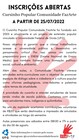 Comunidade FazArte Inscrições  22-07-2022