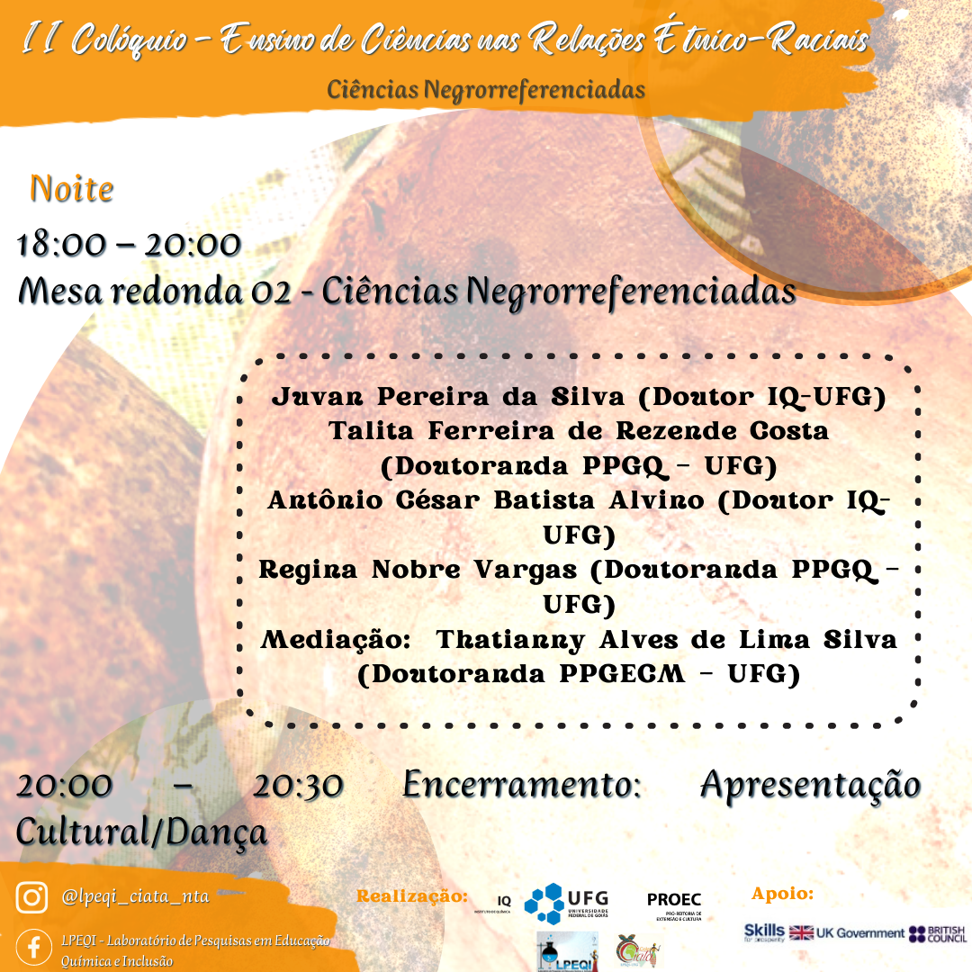 II Colóquio (4) Ensino de Ciências e Relações Étcnico-Raciais