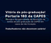  Portaria 180 da CAPES APG UFG quadrado