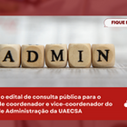 ADM coordenação consulta pública