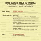 Convite  da Defesa de Antônio Dellatore