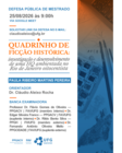 Convite para banca de mestrado - Paula Martins