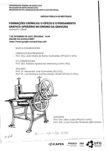 defesa pública de mestrado (Augusto Cesar)