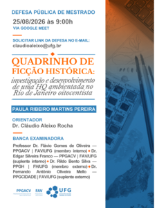 Convite para banca de mestrado - Paula Martins
