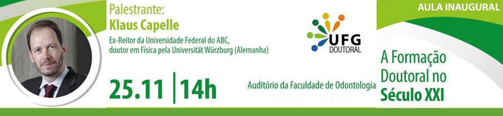 Banner Aula Inaugural UFG Doutoral - 2019