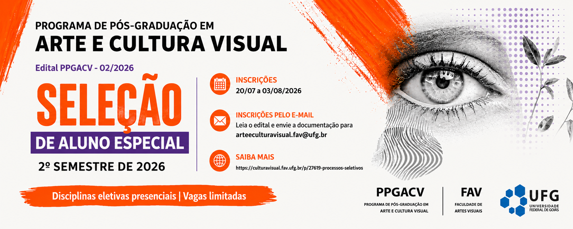 Banner - Edital de Aluno especial 2026-2