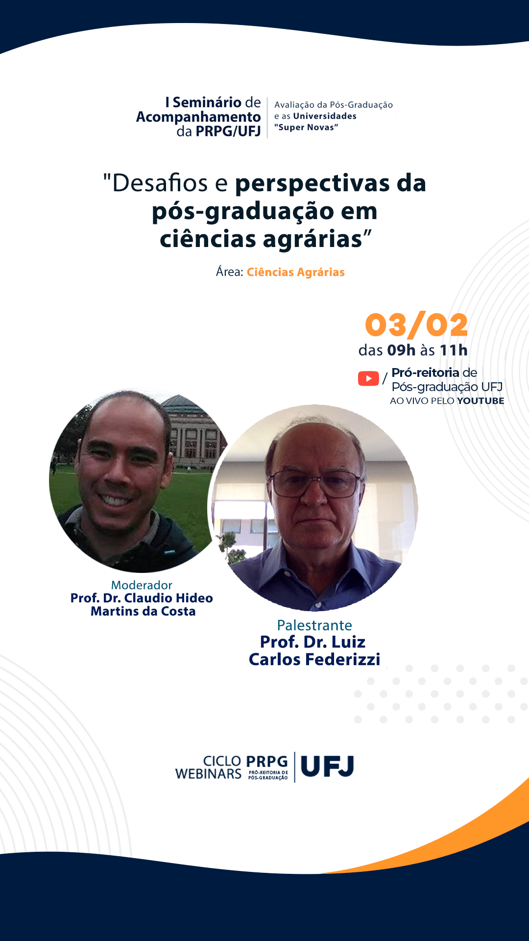 I Seminário de Acompanhamento da PRPG/UFJ - Área Ciências Agrárias