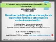 Aula inaugural PPGE-UFJ 2022-2