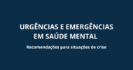 Cartilha urgências e emergências em saúde mental