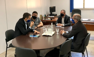 Visita superintendente da Caixa