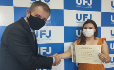 Entrega do diploma UFJ 
