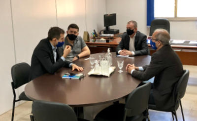 Visita superintendente da Caixa