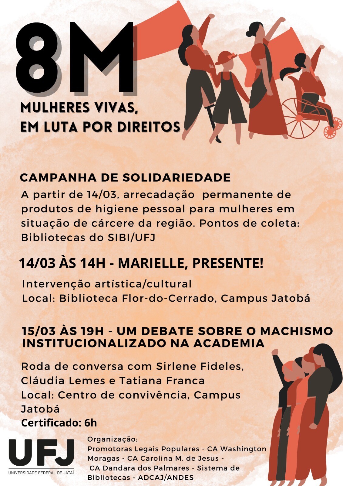 8M Mulheres vivas em luta por direitos