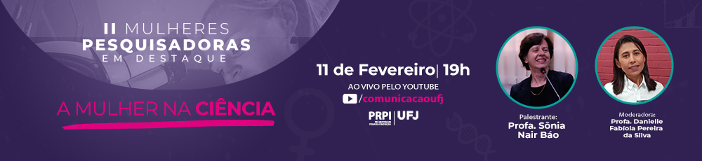 A mulher na ciencia banner