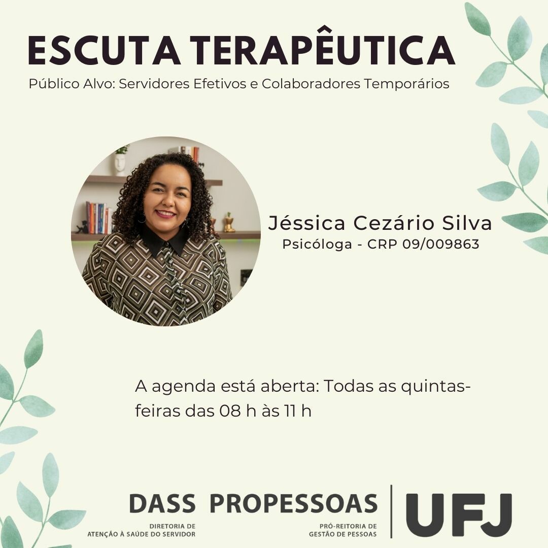 Escuta terapêutica UFJ