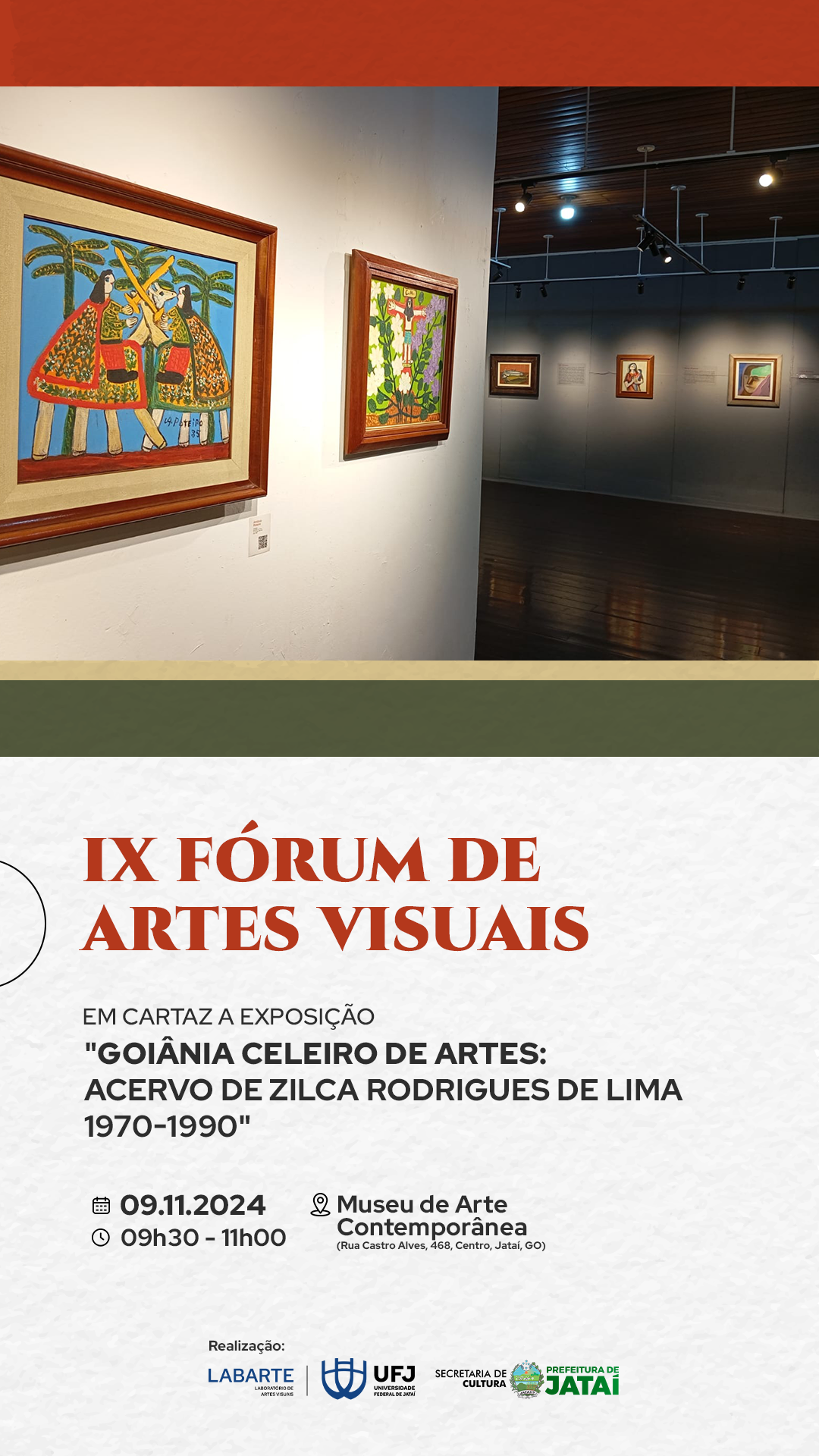 IX Forum de artes visuais  banner