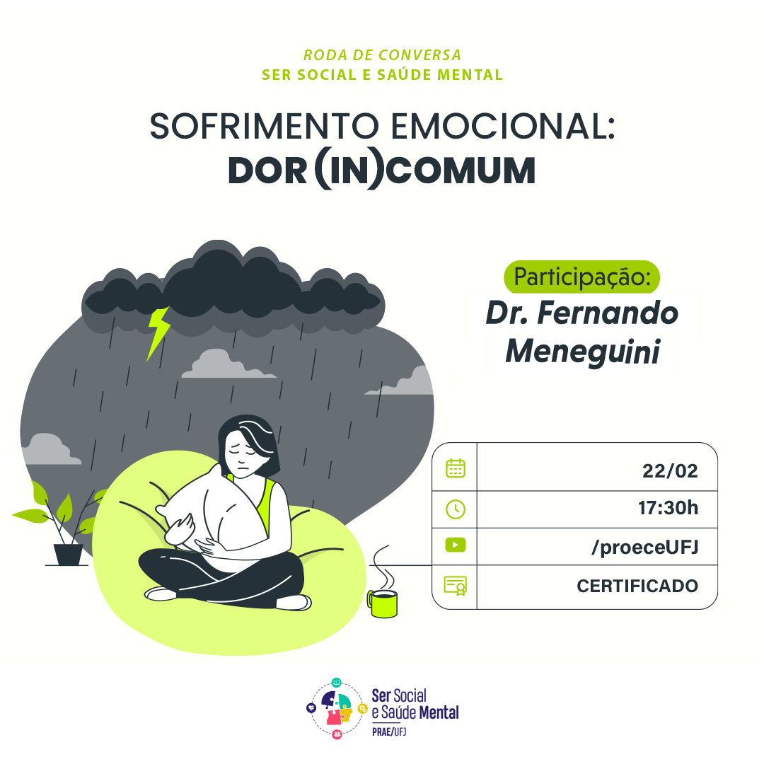  Sofrimento emocional dor (in)comum