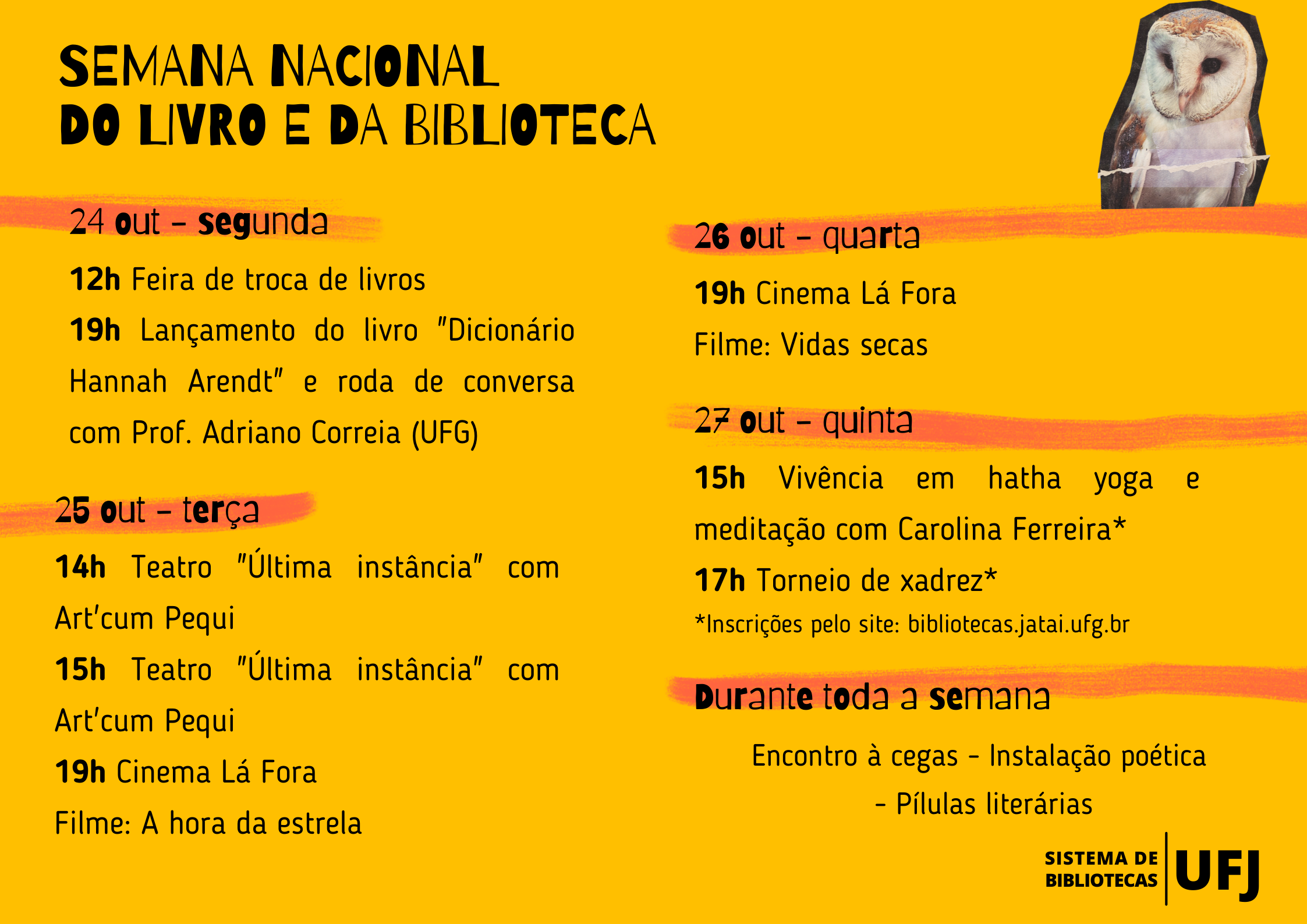III Semana Nacional do Livro e da Biblioteca UFJ
