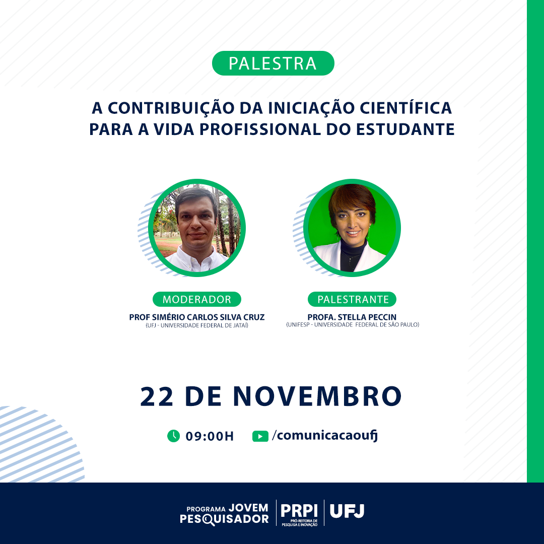 Palestra - A contribuição da Iniciação Científica para a vida profissional do estudante