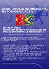  OPORTUNIDADE INTERNACIONAL NA PÓS-GRADUAÇÃO