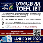 Toefl 15%