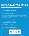MATRICULAS 2026/1