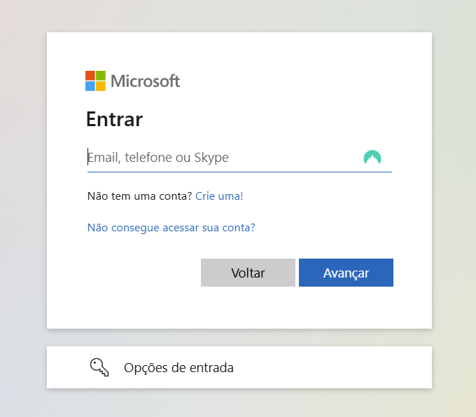 Acesso Microsoft
