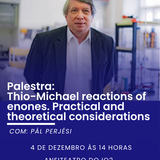 Palestra Thia-Michael reactions of enones. Practical and theoretical consideration