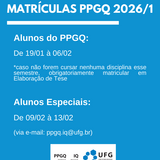 MATRICULAS 2026/1