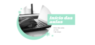 inicio das aulas online