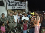 Solidariedade IESA/UFG e Batalhao Ambiental/PM aos Kalunga