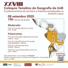 cartaz XXVIII Coloquio Tematico de Geografia da UnB