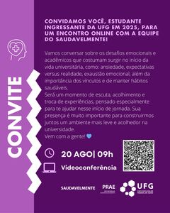 Convite p/ Evento Saudavelmente