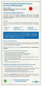 EVENTO - programa brasil-china de lideres em inovação científica e tecnológica