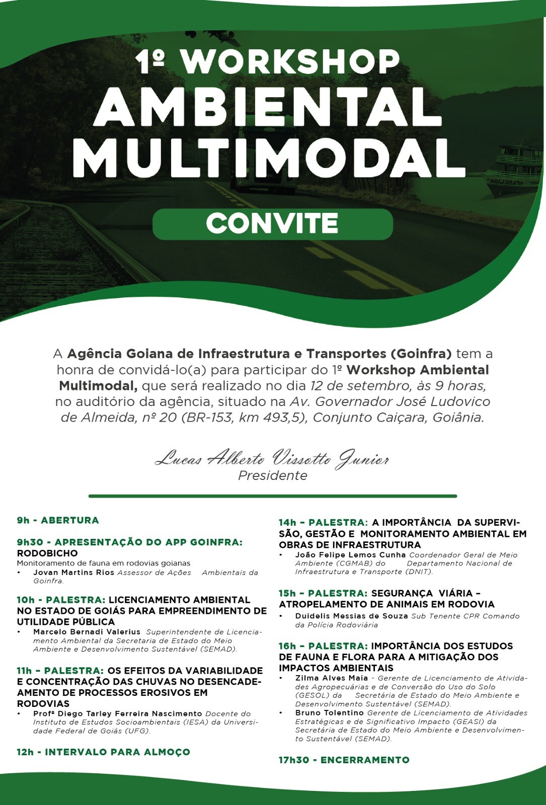 1° Workshop ambiental multimodal
