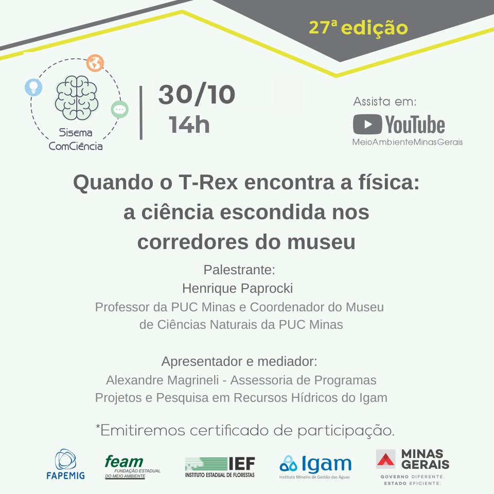 Banner SisemaComCiência - 27a edição
