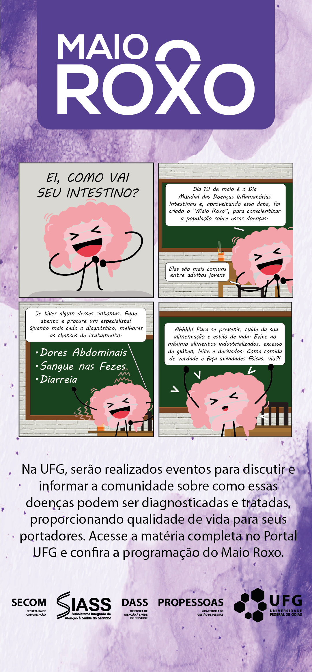 Cartaz Maio Roxo 2021