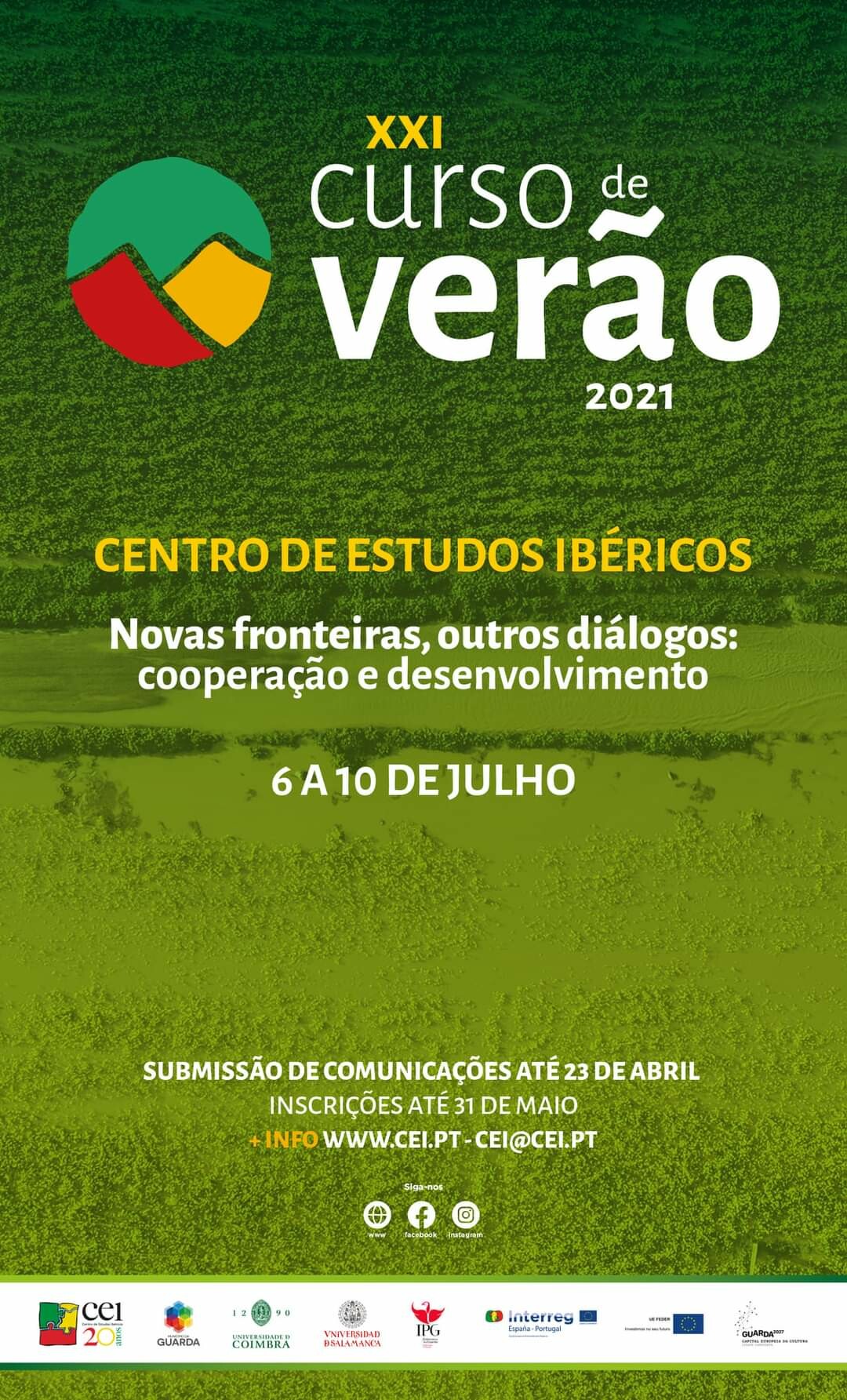 Cartaz XXI Curso de verao 2021 C E Ibéricos