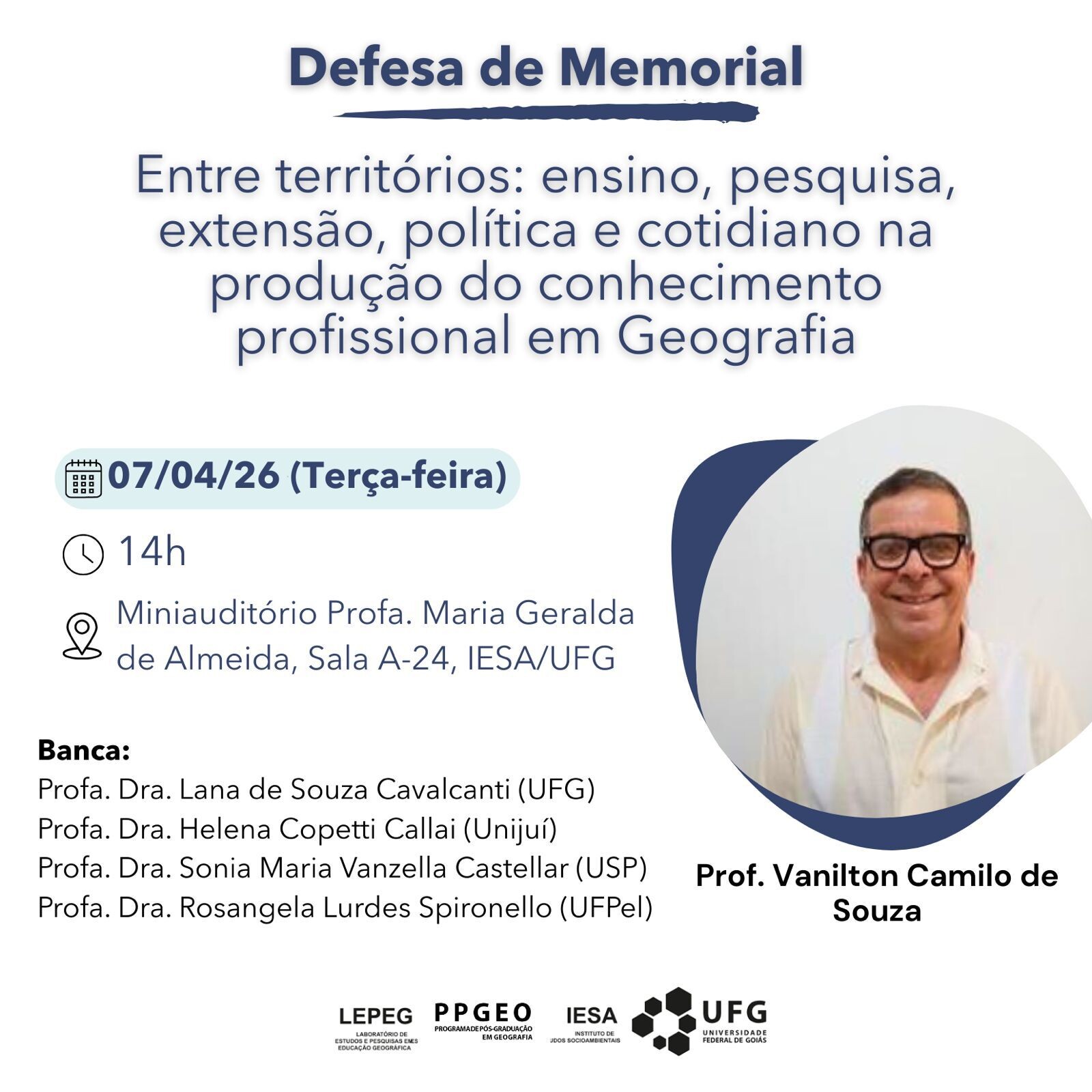 Defesa de Memorial Vanilton