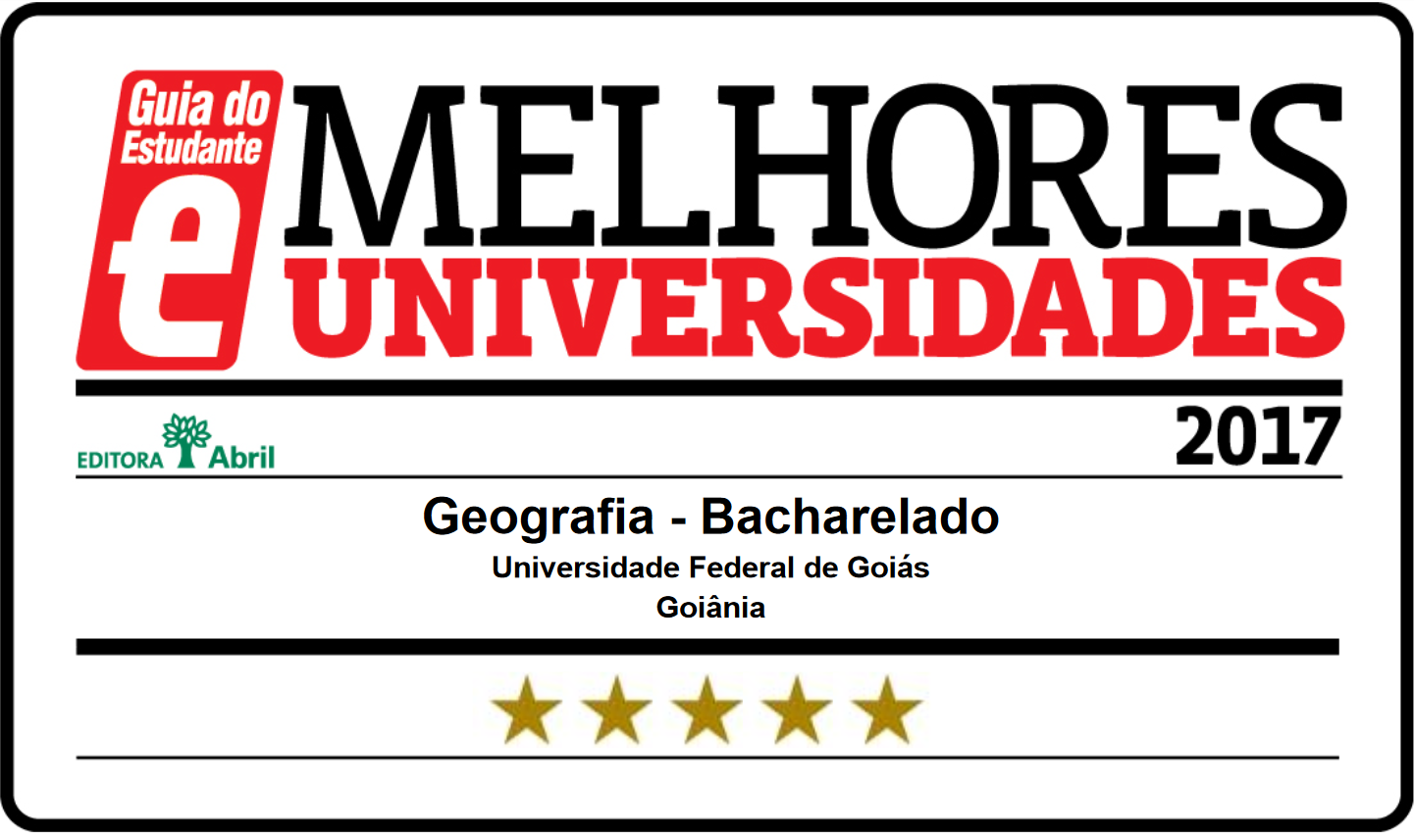 Geografia Bacharelado está no guia Melhores Universidades 2017