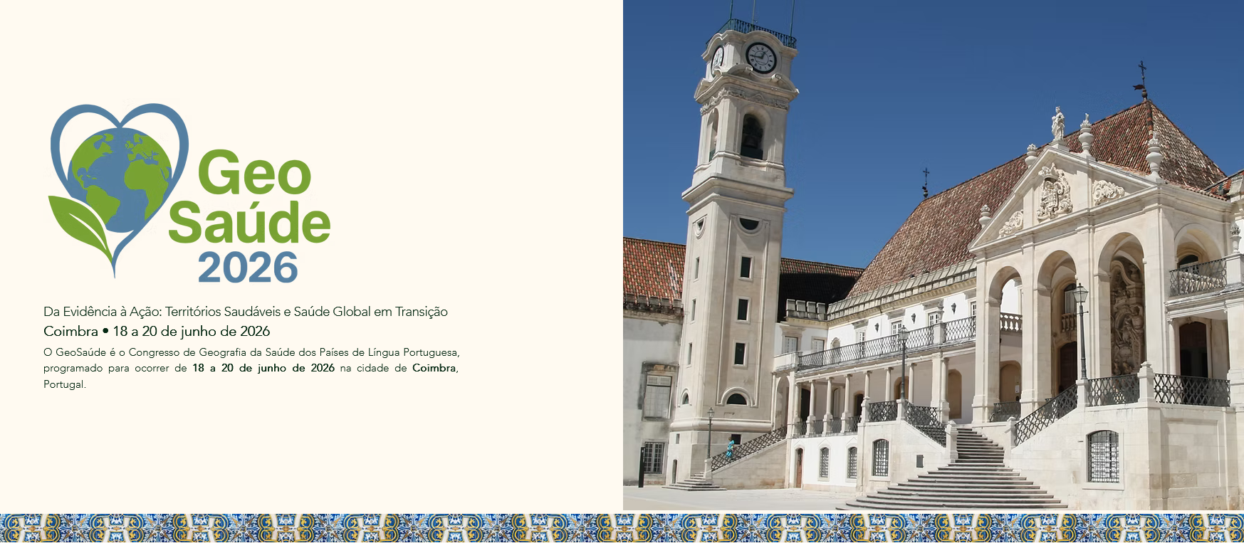 Geosaúde 2026 Banner