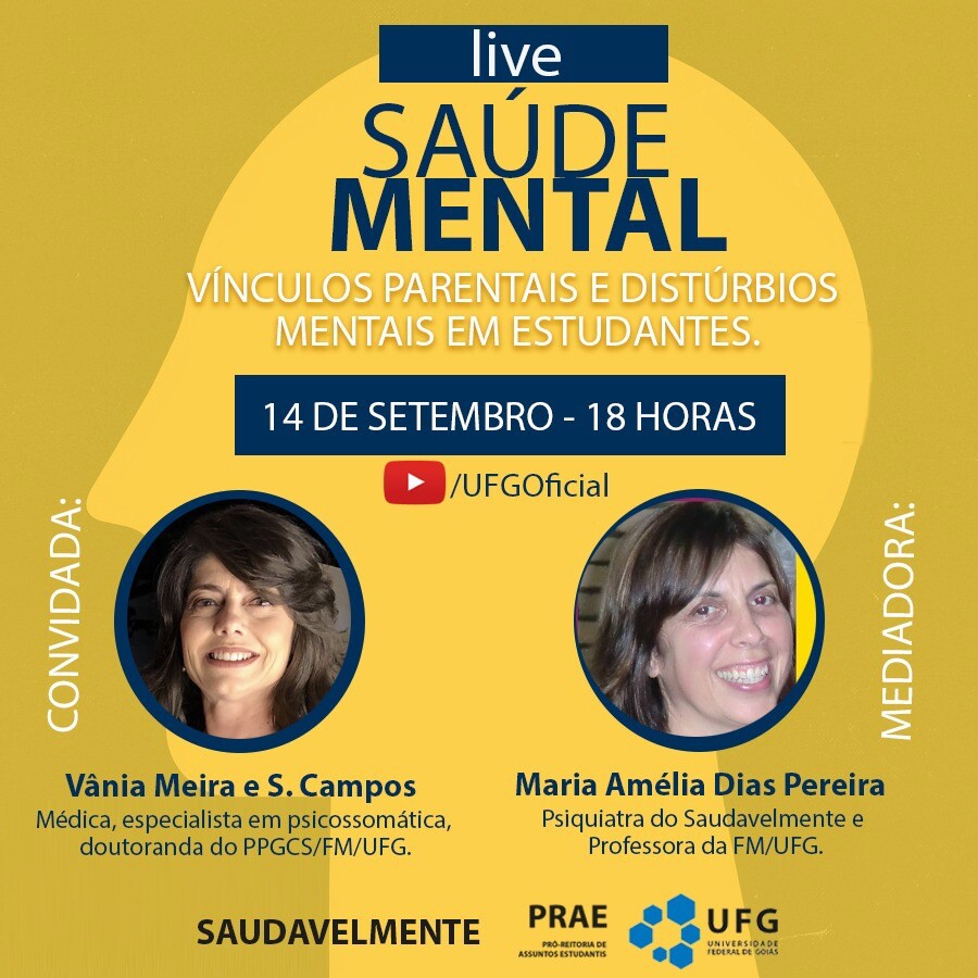 Live sobre saude mental  setembro 2021