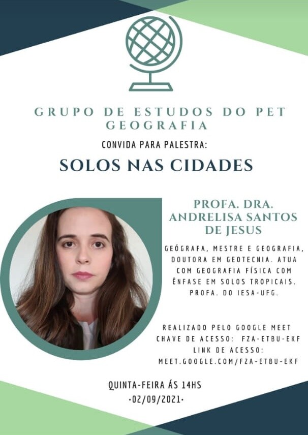 PETGEO Palestra Solos na Cidade
